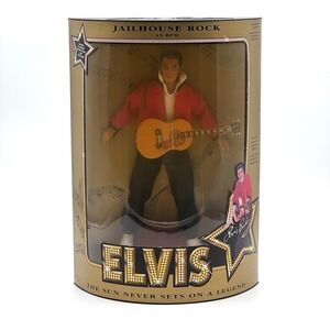 Elvis Presley Jailhouse Rock Figure 1993 Collectible 45 RPM Edition New In Box